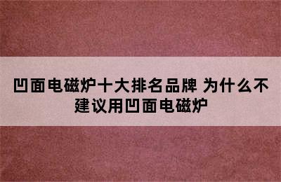 凹面电磁炉十大排名品牌 为什么不建议用凹面电磁炉